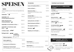 Zum Stillen Zecher menu