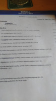 Hostinec U Zlatého Buřtu menu