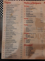 Bodega Dos Puentes menu