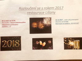 Lišany Restaurace U Hřiště Sokolovna menu