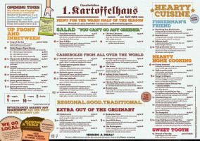 1. Osnabrücker Kartoffelhaus menu