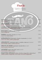 Pizza Pasta Tano menu