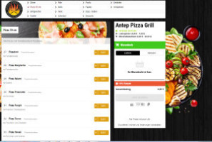 Antep Pizza Grill menu