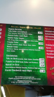 Kabibi Kaiserstrasse 59 menu