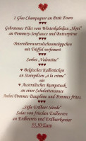 Landhaus Thea menu