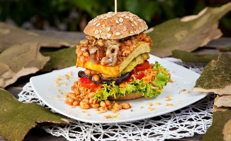 Bunte Burger food