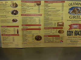 Olympos Grill Griechische Spezialitäten menu