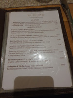 Al Gusto menu