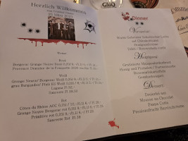 La Bécasse menu