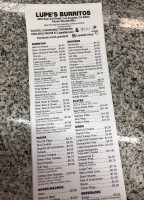 Mykonos menu