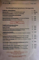 Landgasthof Roessle menu