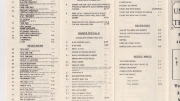 Du Levant menu