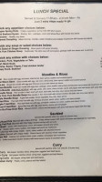 Steakhouse Ochsen menu