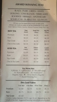 magdas Lokal menu