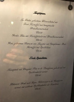 Wonisch menu