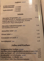 Gasthaus Schönauer menu