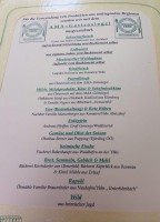 Sandmayr menu