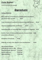 Gasthaus Föhrenhof menu