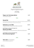 Mühlsteinstube menu