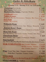 Mühlsteinstube menu