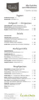 Pizzarei menu