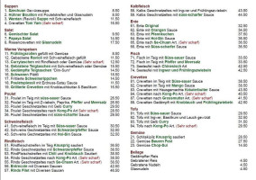 Sparrenburg menu