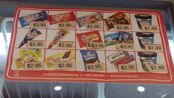 Bellevue menu