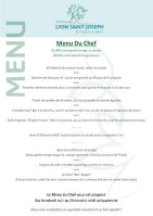 Le Souffleur menu