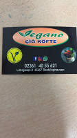 Vegano Cigkofte menu