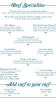 Hostinec U Mostu menu