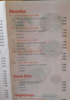 Sausalitos menu