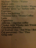 Rapír menu