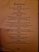 Trattoria Senza Nome menu