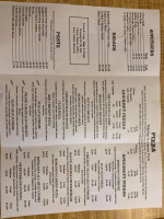 Sparkling Bistro menu