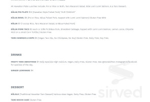 Valtennis menu