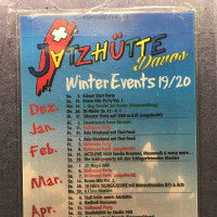 Jatzhuette menu