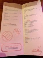 Monsieur Vuong menu