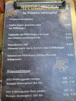 Altenwegshof menu