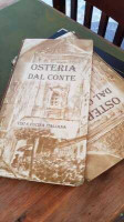 Osteria dal Conte menu
