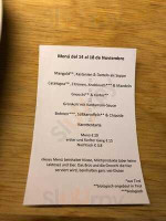 Piccolo Mondo menu