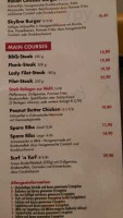 Cafe Bistro menu