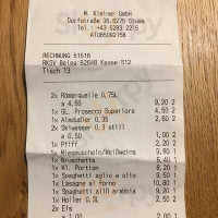 Bergrestaurant Duxeralm menu