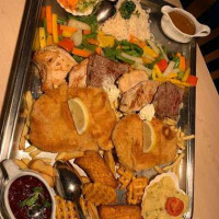 Goldener Fisch food