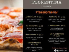 Pizzeria Florentina menu