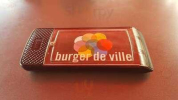 Burger de Ville menu