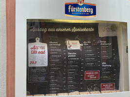 Le Feu menu