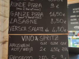 Bye Bye Cavaliere menu