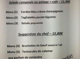 Les Etoiles Du Cap Vert menu