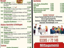 Ilzer Krone Pizzeria menu