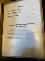 Altes Rathaus menu